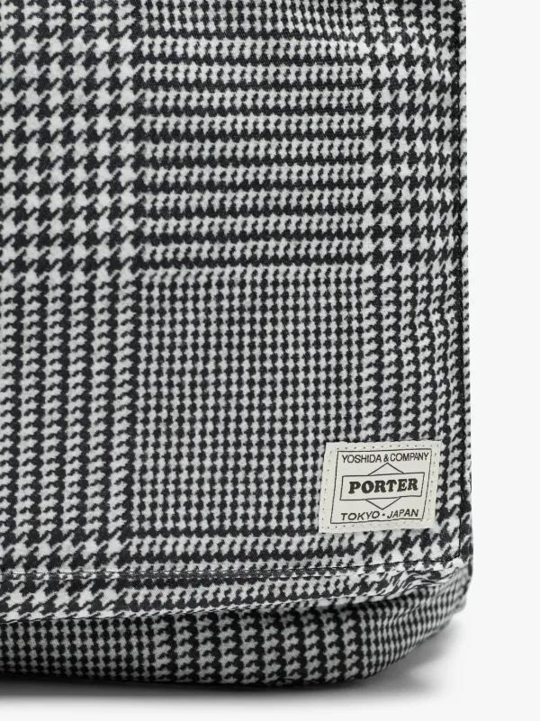 glencheck patterned backpack