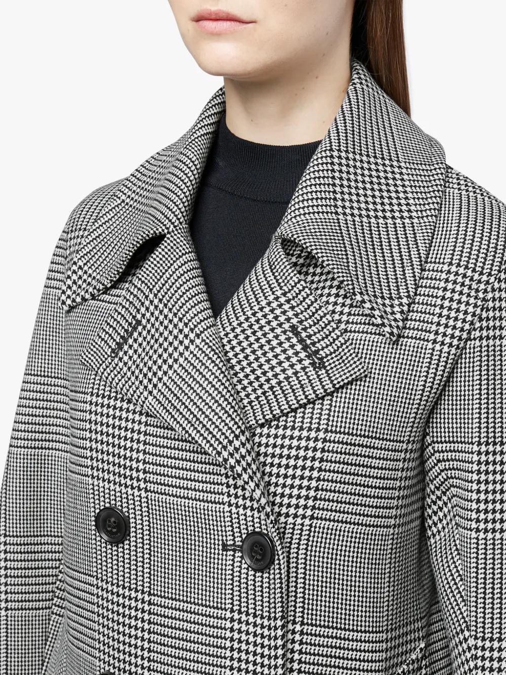 ジャケット・アウター AP STUDIO Shaggy Glencheck Coat AP STUDIO Shaggy Glencheck Coat