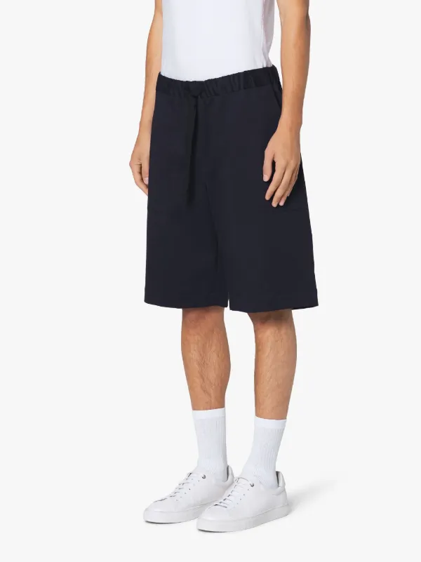 GLENMALLAN Navy Cotton Shorts | GM-1050