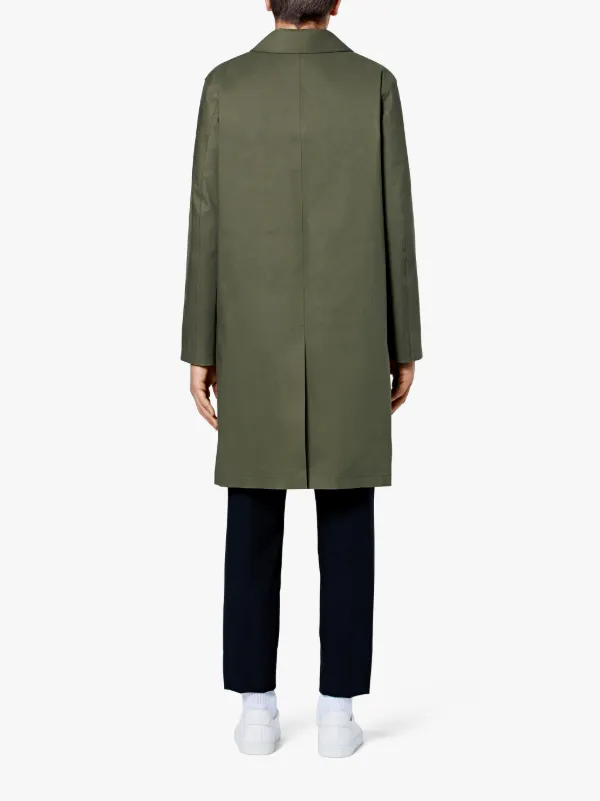 Grape Leaf Bonded Cotton 3/4 Coat GR-001D