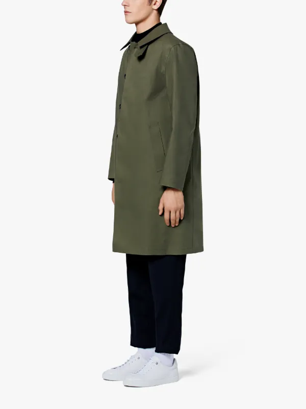 Grape Leaf Bonded Cotton 3/4 Coat GR-001D