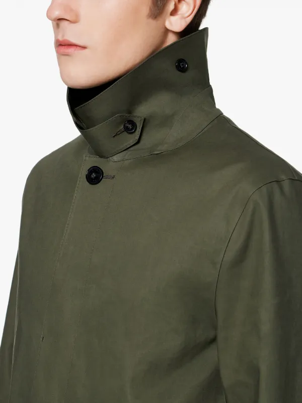 Grape Leaf Bonded Cotton 3/4 Coat GR-001D