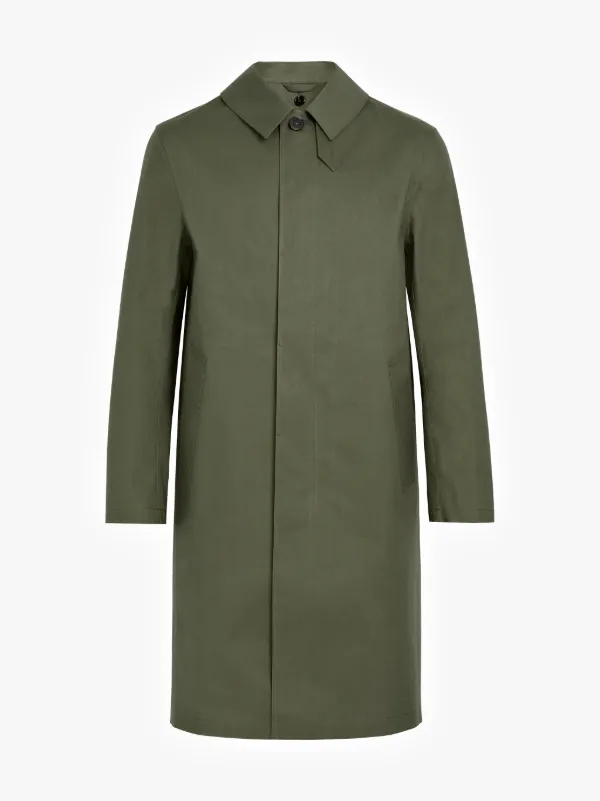 Grape Leaf Bonded Cotton 3/4 Coat GR-001D