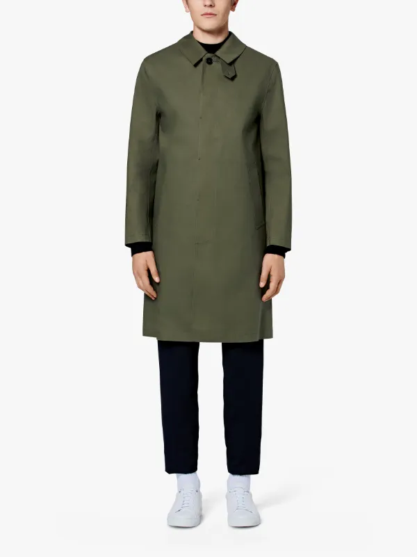 Grape Leaf Bonded Cotton Coat | GR-001D