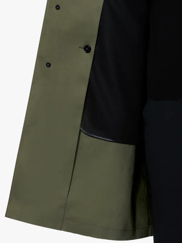 Grape Leaf Bonded Cotton Coat | GR-001D