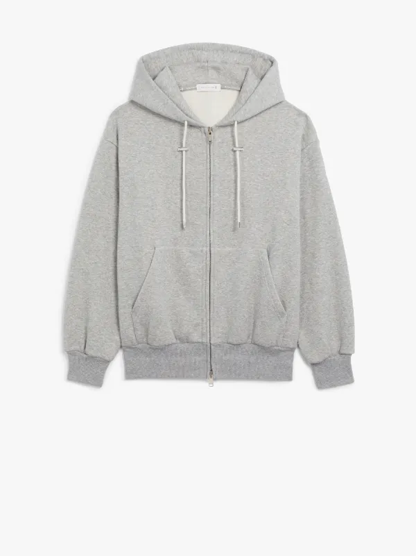 Grey Cotton Hooded Sweatshirt | GCS-1002