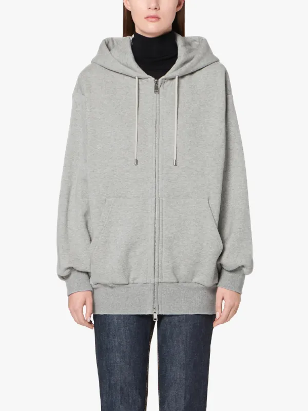 Grey Cotton Hooded Sweatshirt | WCS-1001