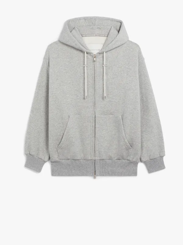 Grey Cotton Hooded Sweatshirt | WCS-1001