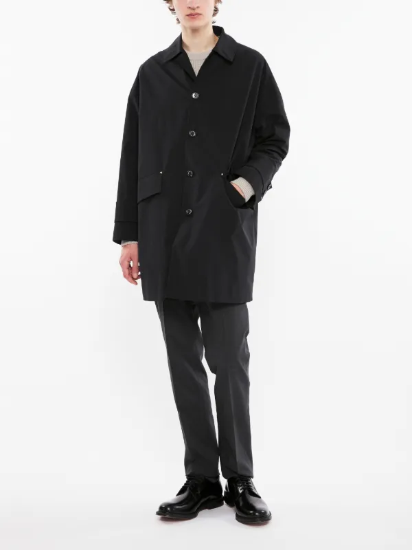 GTS HUMBIE DROP-SHOULDER SHORT COAT BLACK | GM-1128F | MACKINTOSH