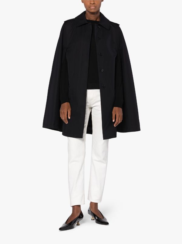 HALLEIGH Black Cotton Cape