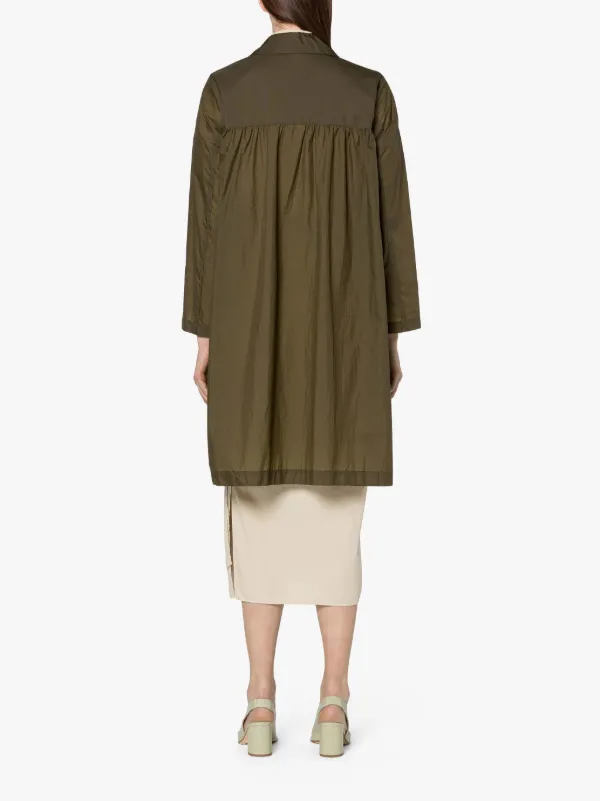 Hana Khaki Nylon Coat