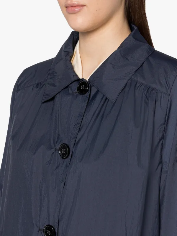 HANA Navy Nylon Coat