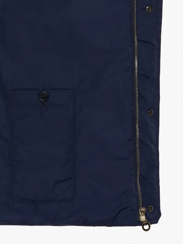 HENTING Navy Nylon Gilet | GQM-205