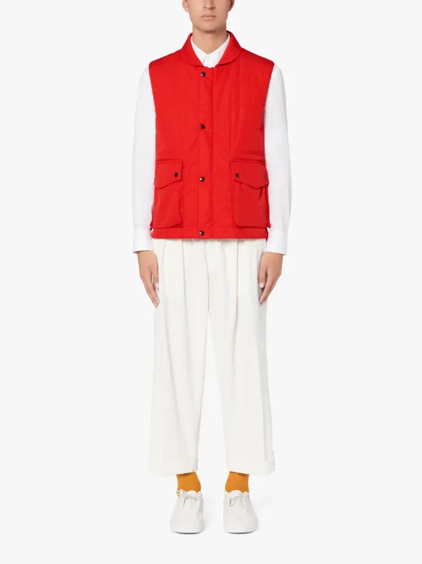 HENTING Red Nylon Gilet | GQM-205