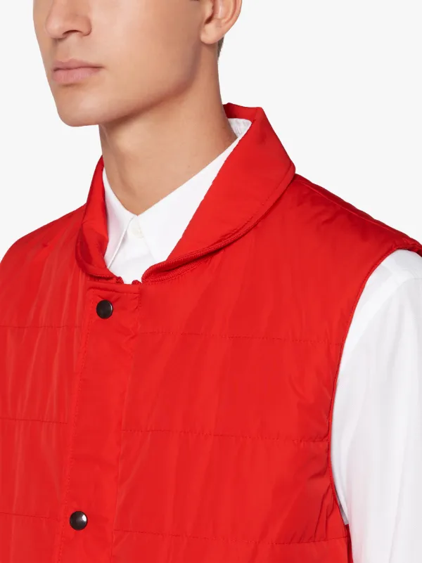 HENTING Red Nylon Gilet | GQM-205