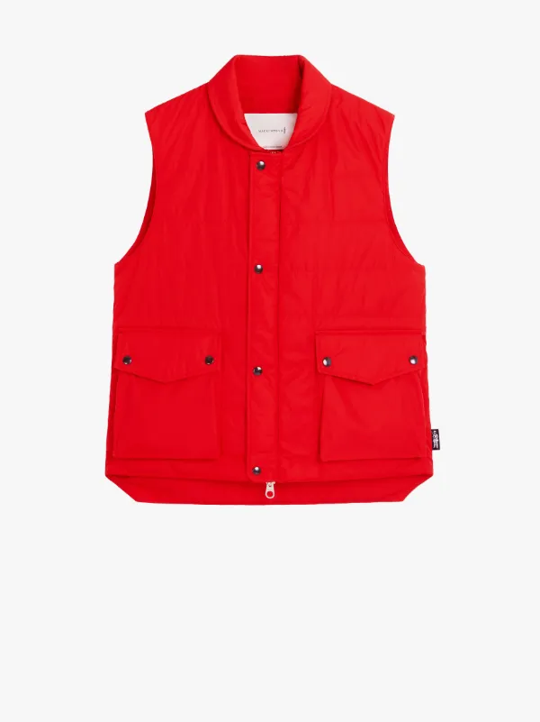 HENTING Red Nylon Gilet | GQM-205