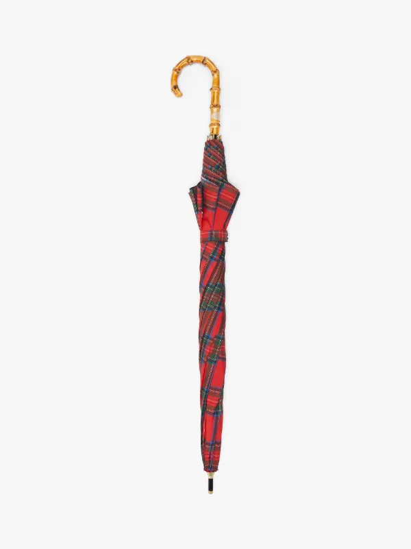 HERIOT Royal Stewart Whangee Handle Stick Umbrella | ACC-030