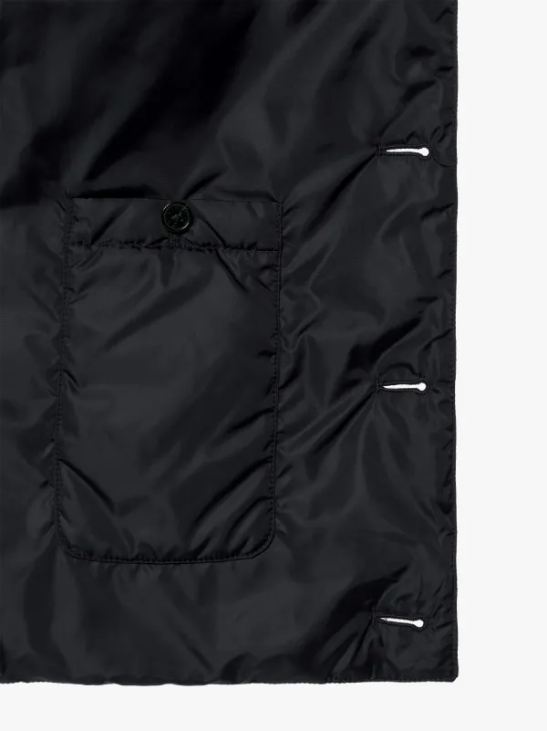 HIG Black Quilted Nylon Liner Vest | GQM-204