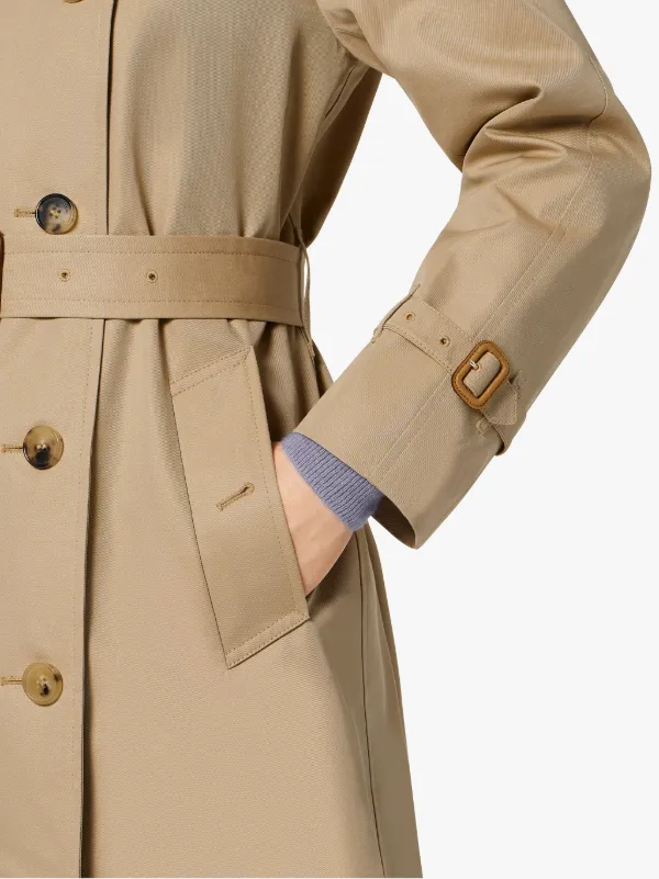 Marrian knot cuff detail cotton trench coat sale