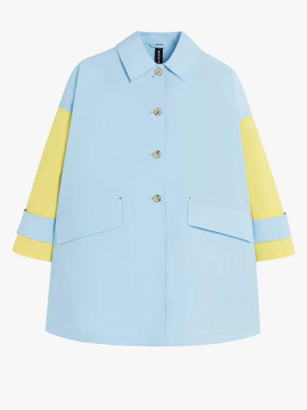 Light blue car outlet coat