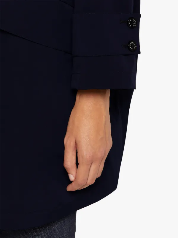 HUMBIE HOOD Navy Overcoat | LM-1084B