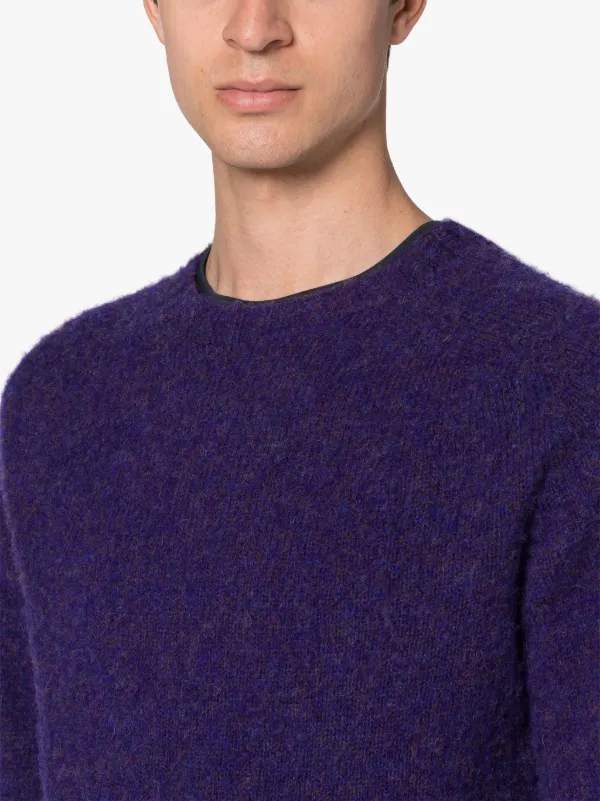 HUTCHINS Violet Wool Crewneck Sweater