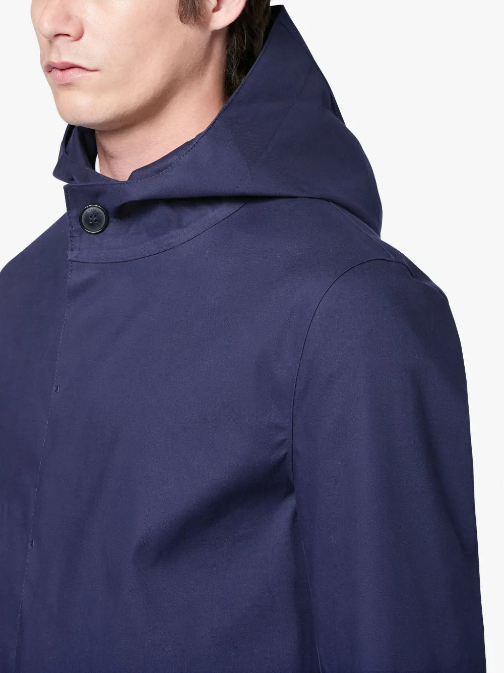 Ink Bonded Cotton Hooded Coat GR-007 | MACKINTOSH