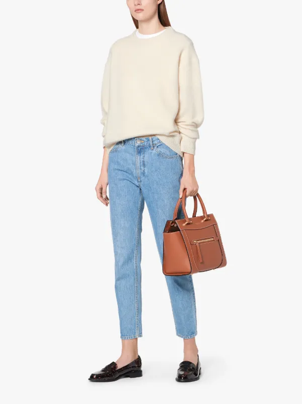 Ivory Cashmere Blend crew neck Sweater | WCS-1003