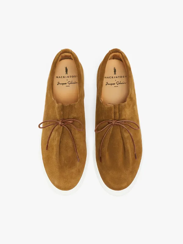 JACQUES SOLOVIÈRE Tobacco Suede Sneakers