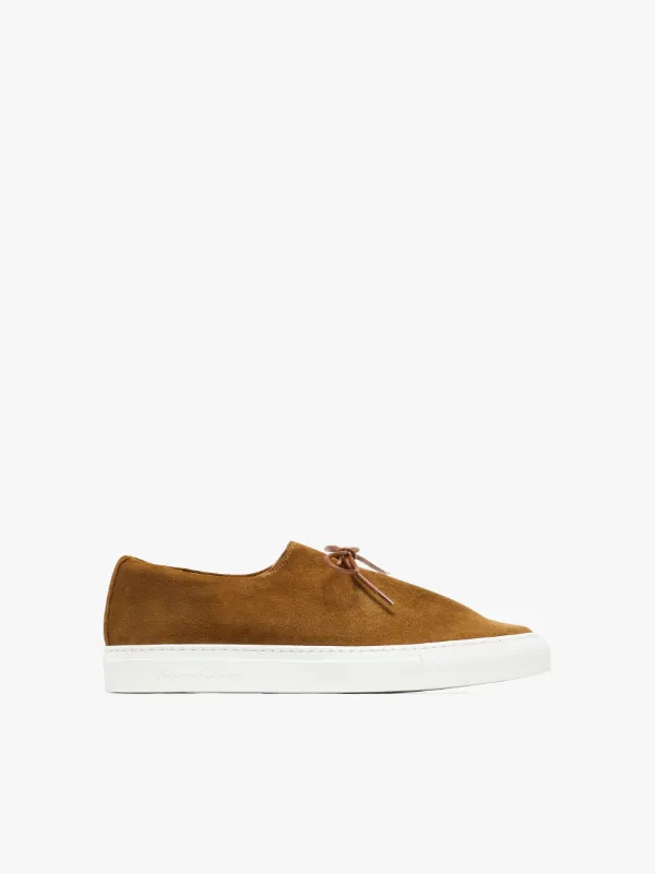 JACQUES SOLOVIÈRE Tobacco Suede Sneakers