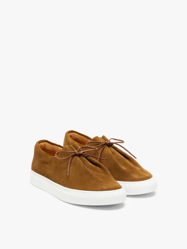 JACQUES SOLOVIÈRE Tobacco Suede Sneakers