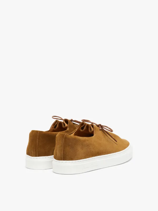 JACQUES SOLOVIÈRE Tobacco Suede Sneakers