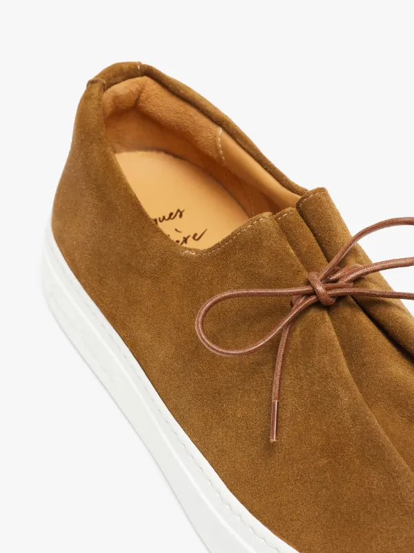 JACQUES SOLOVIÈRE Tobacco Suede Sneakers