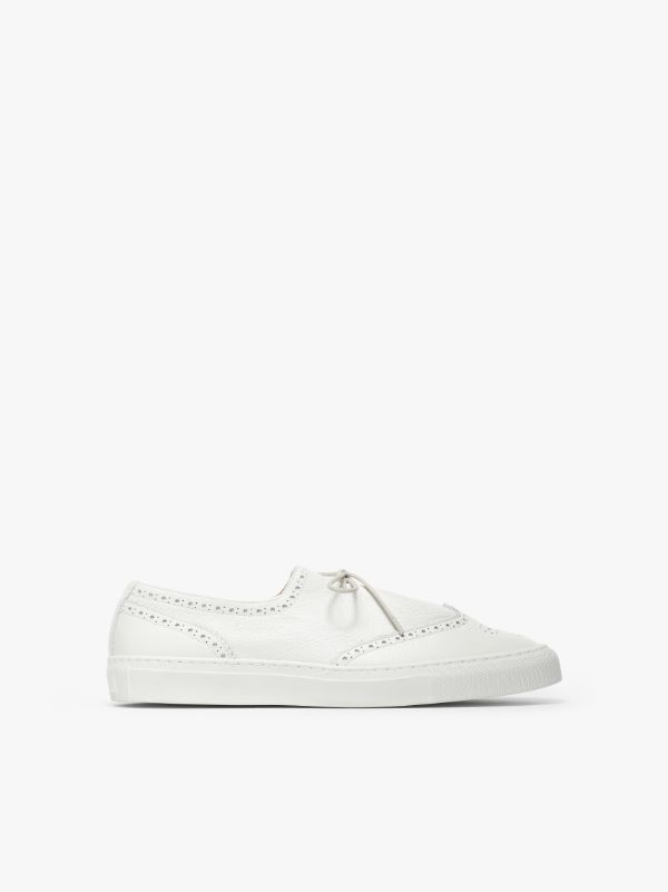 JACQUES SOLOVIÈRE White Leather Golf Sneakers