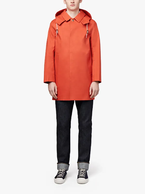 Jaffa bonded short hooded coat
