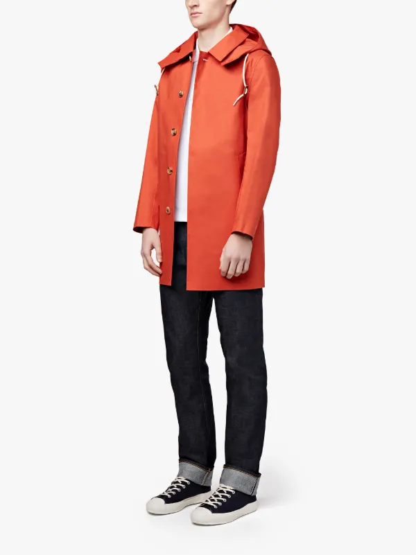 Jaffa bonded short hooded coat