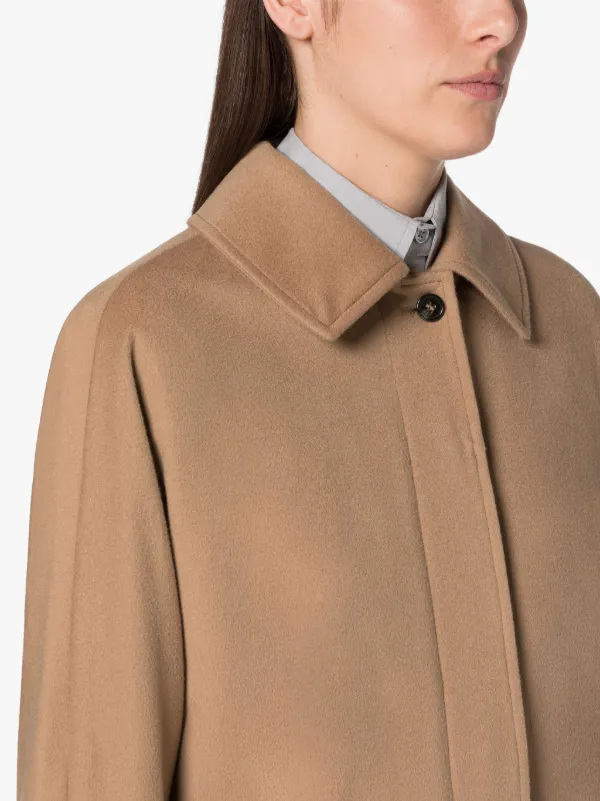 JEAN Camel Storm System Wool Coat