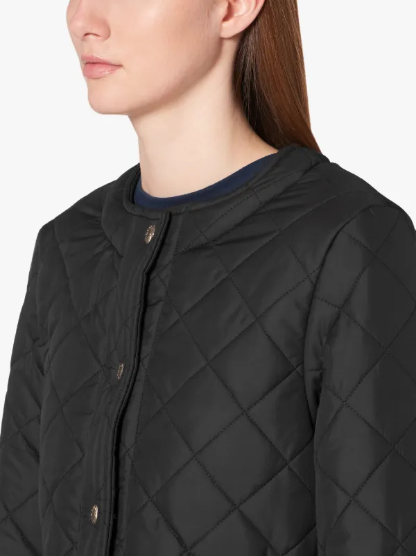 KEISS Black Quilted Jacket | LQ-1003