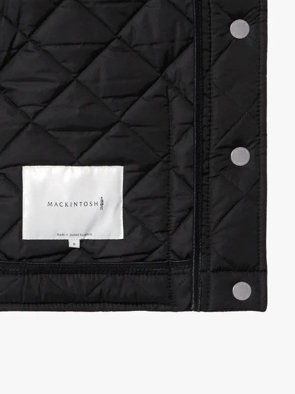 KEISS Black Quilted Nylon Jacket | LQ-1003