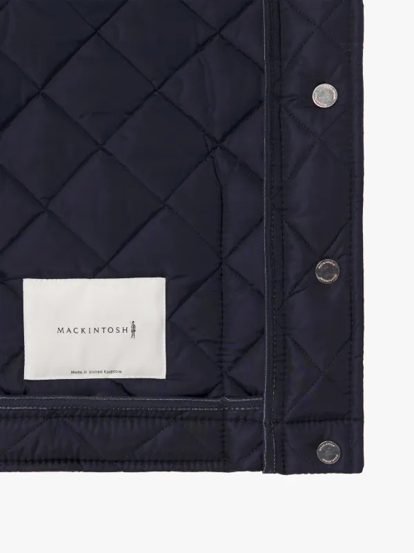 KEISS Navy Quilted Nylon Jacket | LQ-1003