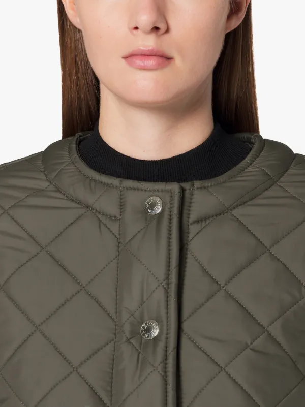 KEISS Taupe Quilted Jacket | LQ-1003