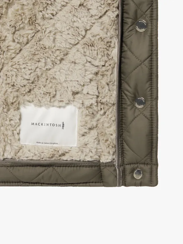 KEISS Taupe Quilted Jacket | LQ-1003