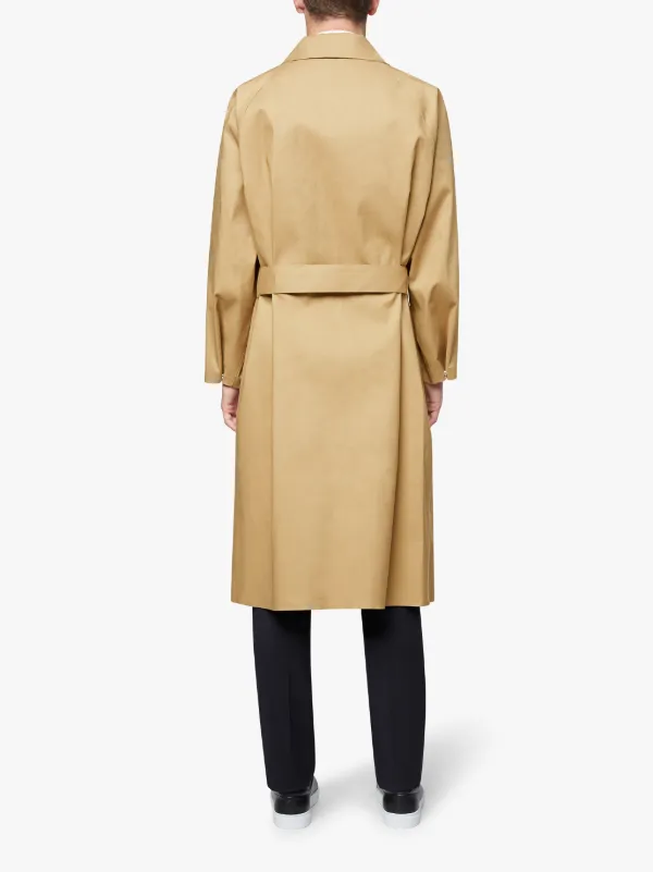 Kelp Bonded Cotton Oversized Trench Coat