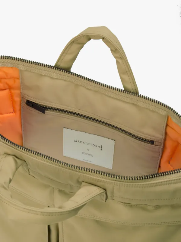 Kelp x Orange Porter Helmet Bag | Mackintosh