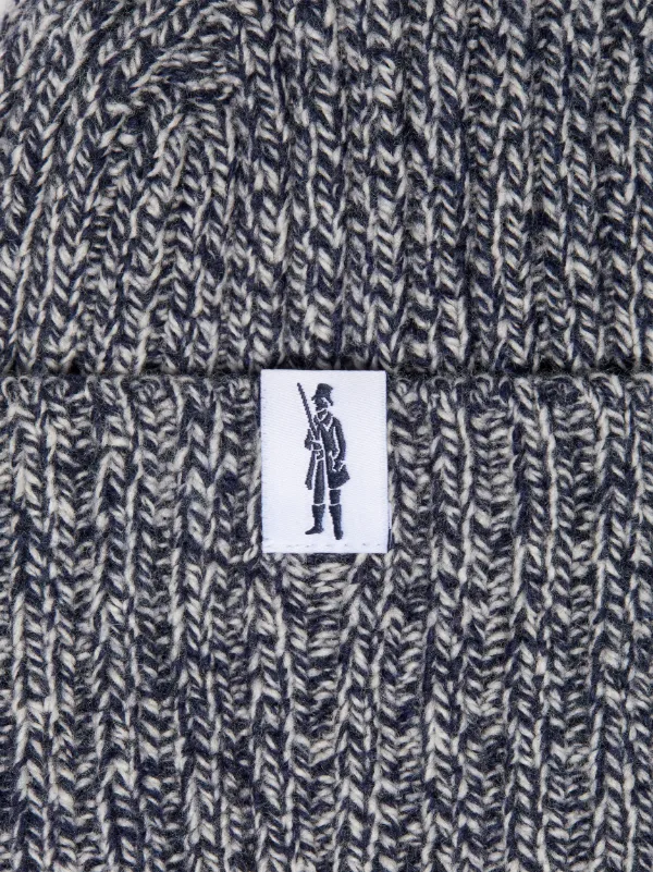 KEMET Black Mélange Wool Beanie