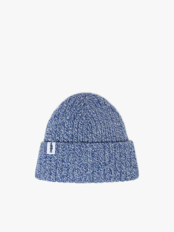 KEMET Blue Mélange Wool Beanie