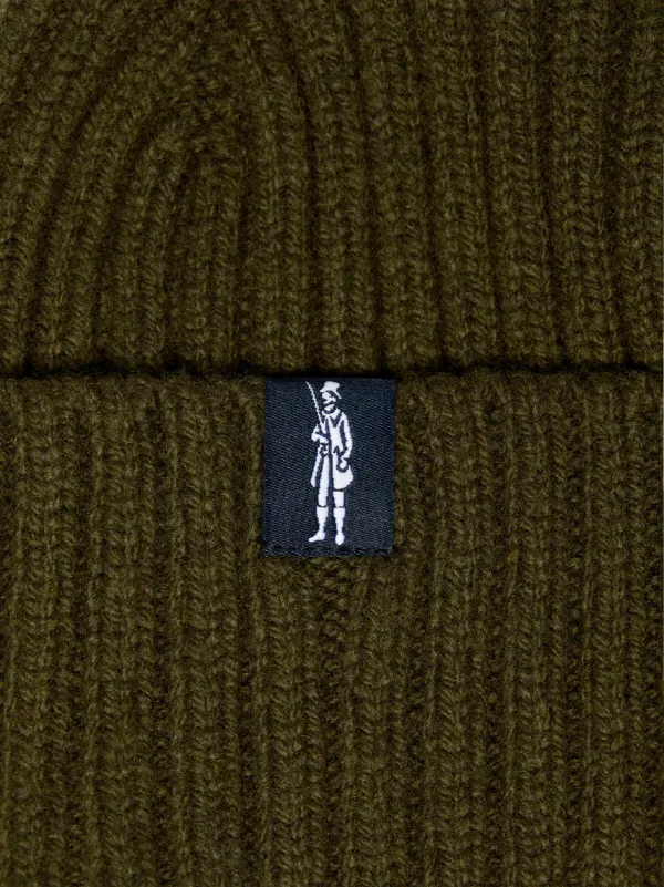 KEMET Military Green Wool Beanie