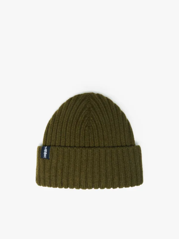 KEMET Military Green Wool Beanie