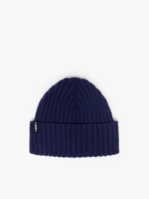 KEMET Navy Wool Beanie