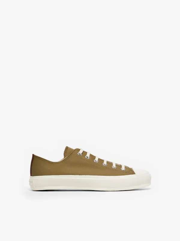 Khaki Bonded Cotton Sneakers | GS-017